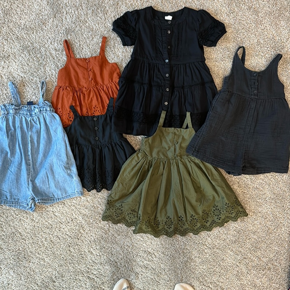 GAP Kids 2T Bundle - Black, Olive, Rust, and Denim
